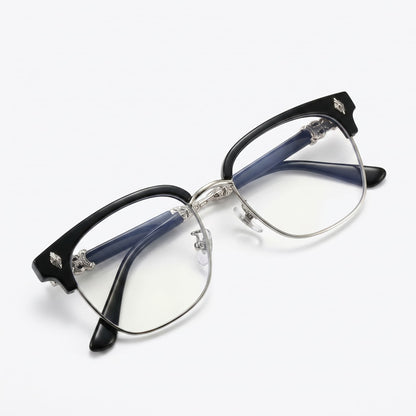 Chrome Hearts Black/Silver – UV400 + BlueProtect