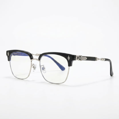 Chrome Hearts Black/Silver – UV400 + BlueProtect