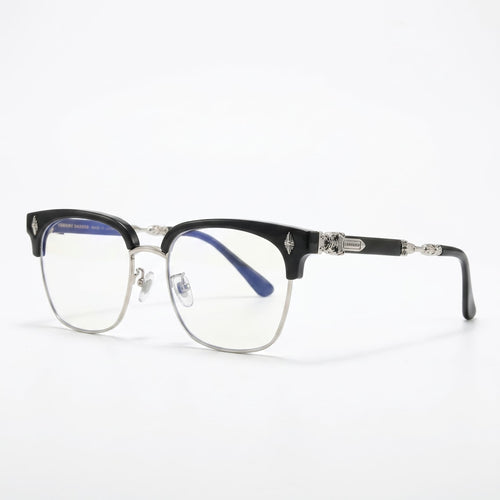 Chrome Hearts Black/Silver – UV400 + BlueProtect